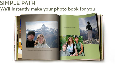 Let us create a photobook for you-instantly